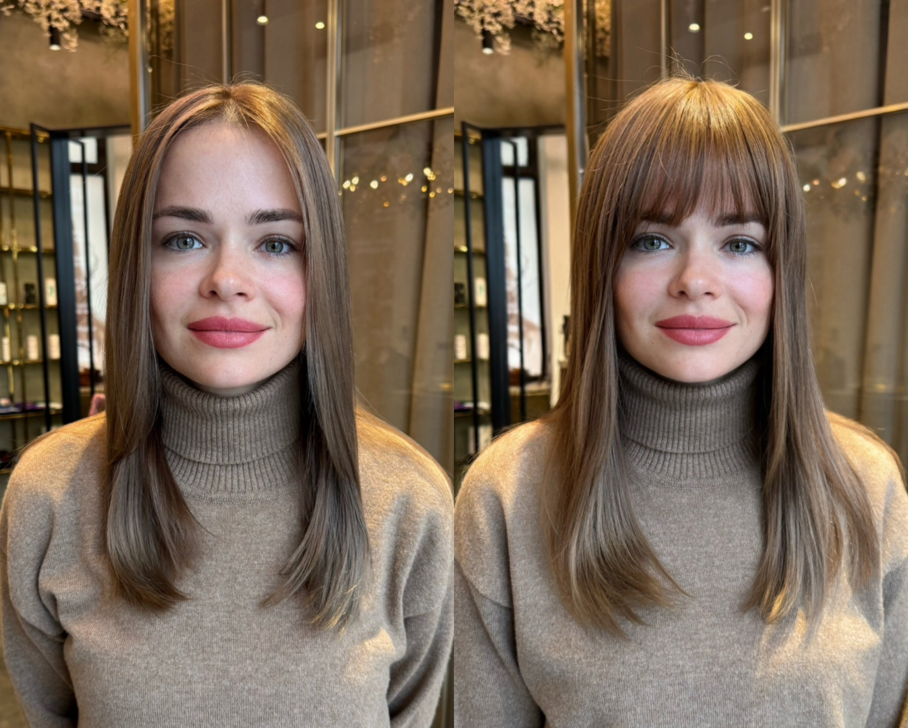 Голливудская челка