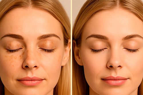 Результаты до и после