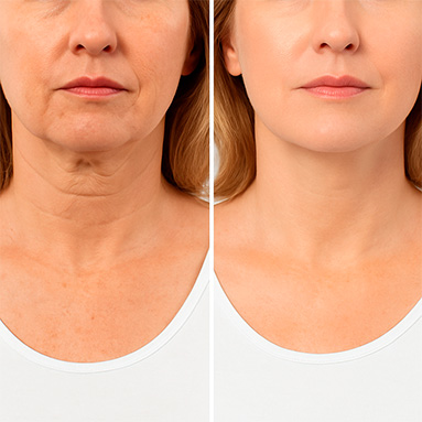 Результаты СМАС-лифтинга шеи Ultraformer MPT