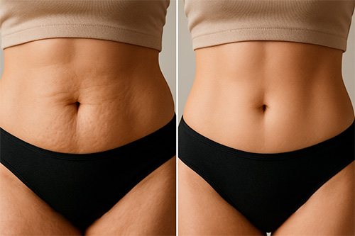 Результаты до и после