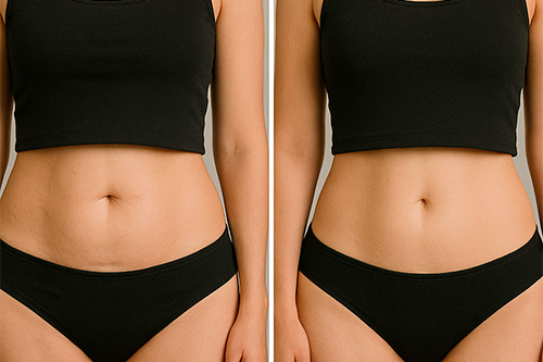 Результаты до и после