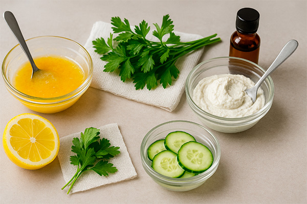 Домашние маски и компрессы