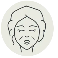 Щеки и скулы