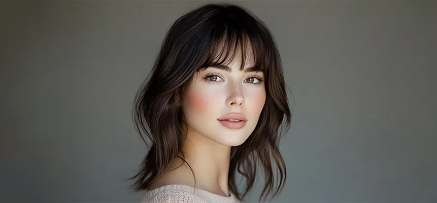 Голливудская челка