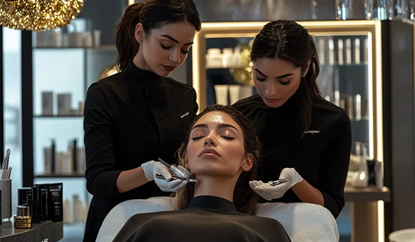 Растяжка цвета на волосах: как делают в салоне