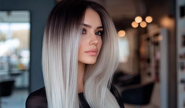 Окрашивание с темными корнями и светлыми концами: техники, фото, советы стилистов